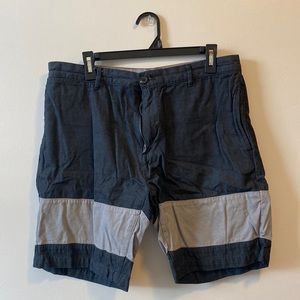 JackThreads two tone grey cotton shorts. 7” inseam
